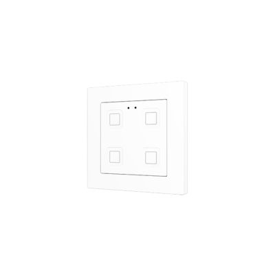 ZENNIO ZVIT55X4W Tecla55 capacitive keyboard, 4 keys, white