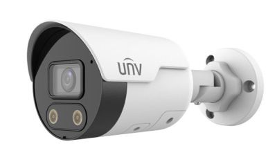 UNIVIEW IPC3618SB-ADF40KMC-I0 Telecamera di rete fissa con bulbo oculare fisso HD da 8 MP con luce intelligente e avviso acustico