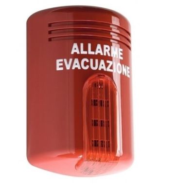 VENITEM 23.34.16 Sirena DOGE EV VOCAL NEW evacuazione locali autolimentata 12Vdc