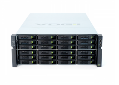 TKH SECURITY NVH-2624XR Server video 19", 4U, 24 alloggiamenti HS, Xeon, SSD, RAID, RPSU