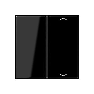 JUNG A401TSAPSW Copritasto per sens. 1 canale-c. simb. mod. A500- nero