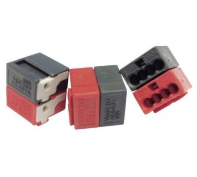 ZENNIO ZN1AC-243-211 Morsetti bus rosso/nero
