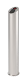 NICE TORNELLI POST3 Colonnina Ø154mm con supporto per lettori RFID ed indicazione a LED - Acciaio inossidabile spazzolato AISI304