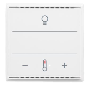 ELSNER 70951 70951 Cala KNX MultiTouch T CH Push Buttons with Function Icons, white