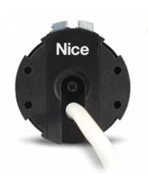 NICE E PLUS M 5012 Motore tubolare ideale per tende e tapparelle, con finecorsa a pulsanti, ricevente radio integrata e TTBUS