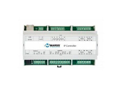 MARSS IPC-3108 IP module with 8 inputs and 8 outputs in a DIN container