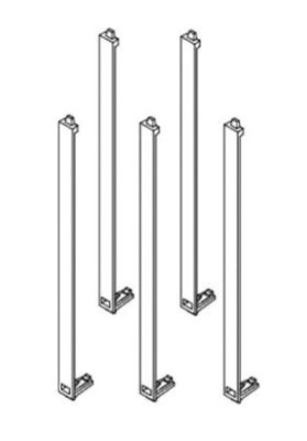 OXWMKP1 MKP-01 Piastrine di mascheramento zone per rivelatori WXI (conf. da 50 pz.)