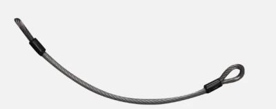 DOMOTIME ASC500SSC Stainless steel fall arrester cable for swing gates, cable length 500 mm
