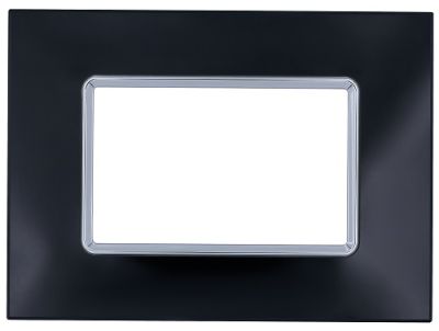 MAPAM 8003BL-2 Placca Vetro Art 8003BL-2 3P Nero