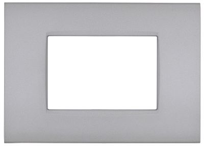 MAPAM CBM7004-4 Placca Metallo Vip CBM7004-4 4P GrigioChiaro