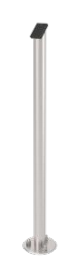 NICE TORNELLI POST2RAL Colonnina Ø51mm con supporto per lettori RFID - Verniciato a polvere stainless steel AISI304