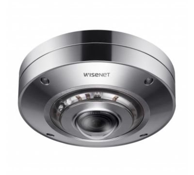HANWHA XNF-9010RS 4K IR Outdoor Stainless Steel Vandal Fisheye