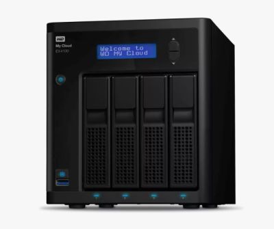 WESTERN-DIGITAL WDBWZE0560KBK My Cloud Expert EX4100 56TB 