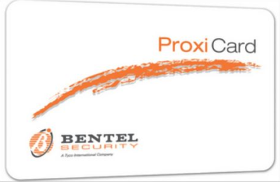 BENTEL PROXI-CARD PROXI-CARD: Proximity card