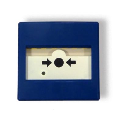 INIM INCENDIO IC0020B Pulsante di allarme convenzionale resettabile - Blu