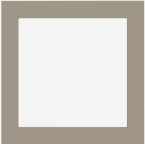 EKINEX EK-PQS-FCO Placca FF/71 (Form/Flank/NF) quadrata FENIX NTM - 1 finestra