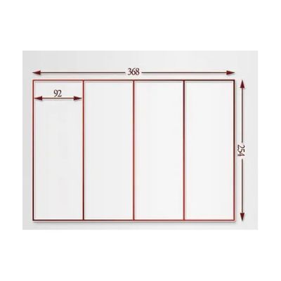 TAU P-800GA2 1-6 M ALUMINIUM APRON