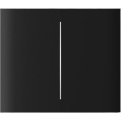 AJAX 83443 CenterButton (2-gang) vertical [55] ASP black