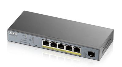 ZYXEL GS1350-6HP-EU0101F Switch Managed Cctv 5 Porte Gigabit Switch Stand-Alone