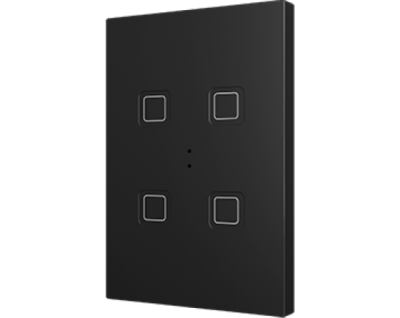 ZENNIO ZVITXLX4C Tecla XL X4. PC-ABS Capacitive push button - 4 but