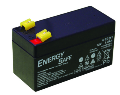 ESSETI 7BA-10003 Batteria di Backup 12V 1.3 A/h