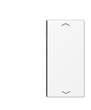 JUNG A402TSAPWWM Copritasto per sens. 2 canali-c. simb. mod. A500- bianco alpino opaco
