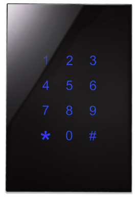 BLUMOTIX BX-F-R12VBS QUBIK DOORY Vertical KNX numeric keypad cover