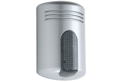 VENITEM 23.28.40 Sirena MINI DOGE AL autoalimentata alta sonorità con lampeggiante led - acciaio/fumè