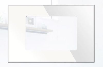 BLUMOTIX BX-R10W KRISTAL placca in vetro 3 posti Bianco