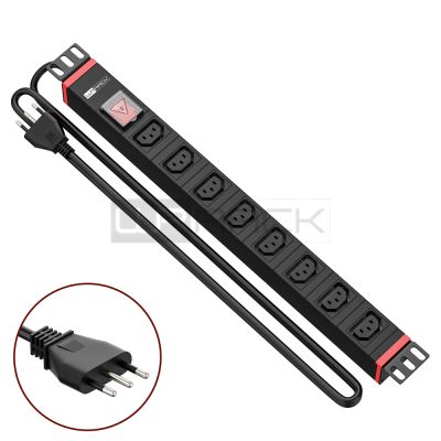 WP RACK WPN-PDU-I05-08 CANALE DI ALIMENTAZIONE (PDU) RACK 19" 8 PRESE VDE SPINA ITALIANA 16A