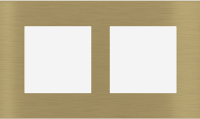 EKINEX EK-S2P-GBB Placca Surface (71 e 20Venti ) rettangolare colore ottone