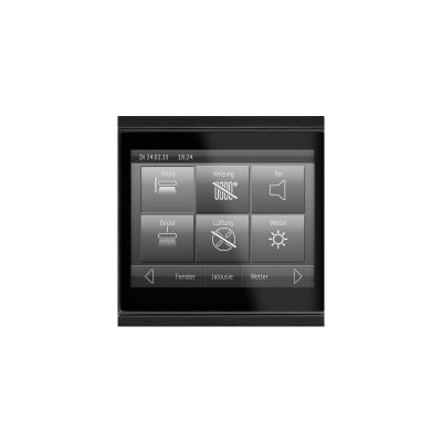 ELSNER 70337 KNX Touch Body - black/black/matt KNX Touch Disp