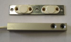VIMO CTC045N Magnetic contact in anodized aluminum for roller shutters