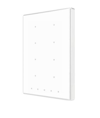ZENNIO ZVI-TMDP8-PW ZVI-TMDP8-PW TMD Plus KNX Capacitive Touch Switch, 8 buttons, white