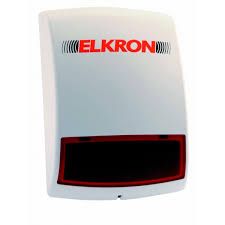 ELKRON 80HP3A00113 Outdoor siren with flashing light