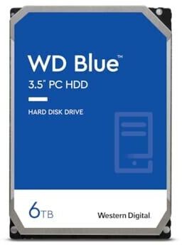 WESTERN-DIGITAL WD60EZAX WD Blue HDD 3.5 6TB Sata Cache 256Mb 
