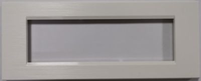 MAPAM 8007SL-1 8007SL-1 Art 7P Brushed Technopolymer White Plate