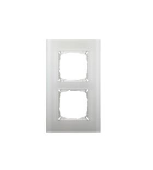 LINGG-JANKE 86322  RAHMEN2-GLW cornice di copertura in vetro a 2 posti, bianca