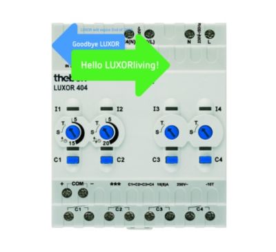 THEBEN 4040000 LUXOR 404 4-CHANNEL SWITCHING MODULE.