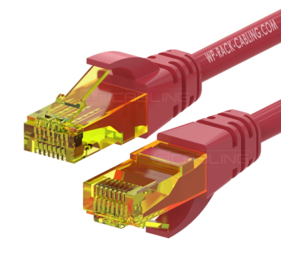 WP RACK WPC-PAT-6AU050R PATCH CABLE CAT.6A U-UTP 5 m. LS0H RED