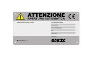 GIBIDI AJ75800 Automatic gate plate