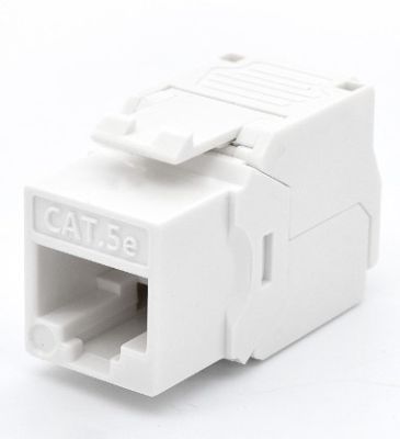 WP RACK WPC-KEY-5UP-TL/W PRESA KEYSTONE CAT.5E UTP, TOOLLESS, COLORE BIANCO