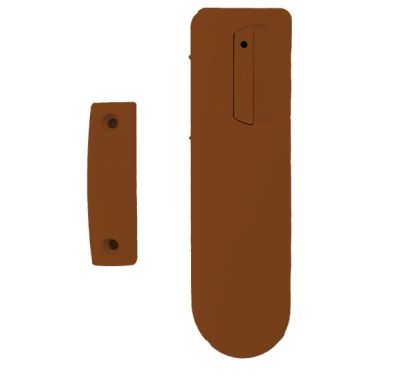 ELKRON 80MM1F00113 DC600/BR - SLIM magnetic contact. Brown color