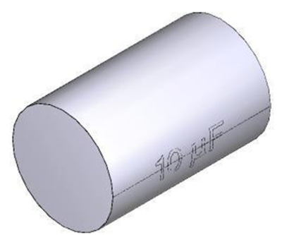 CAME-RICAMBI 119RIR295 10 µF CAPACITOR WITH CABLES