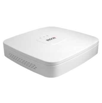 RISCO RVNVR04002PA NVR: 4 Canali 4K PoE (max 80W), H265, Max HDD 1 sino a 6TB, Banda fino a 20 Mbps per canale, Lan 100 Mbps