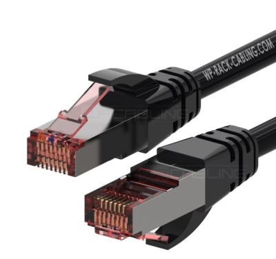 WP RACK WPC-PAT-6SF005BL PATCH CABLE CAT.6 S-FTP 0.5m. LS0H BLACK