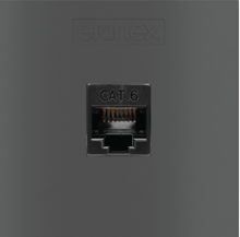 EKINEX EK-KSM-RJ45-BL Connettore RJ45 cat.6 UTP - nero