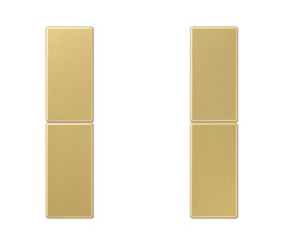 JUNG ME2502TSAC Copritasti per sens. 2 canali F50- mod. LS990- ottone classico