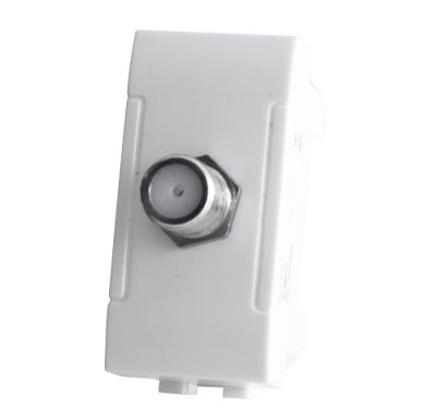MAPAM 825B Art 825B 1P White Satellite Socket