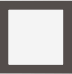 EKINEX EK-PQS-FCC Placca FF/71 (Form/Flank/NF) quadrata FENIX NTM - 1 finestra